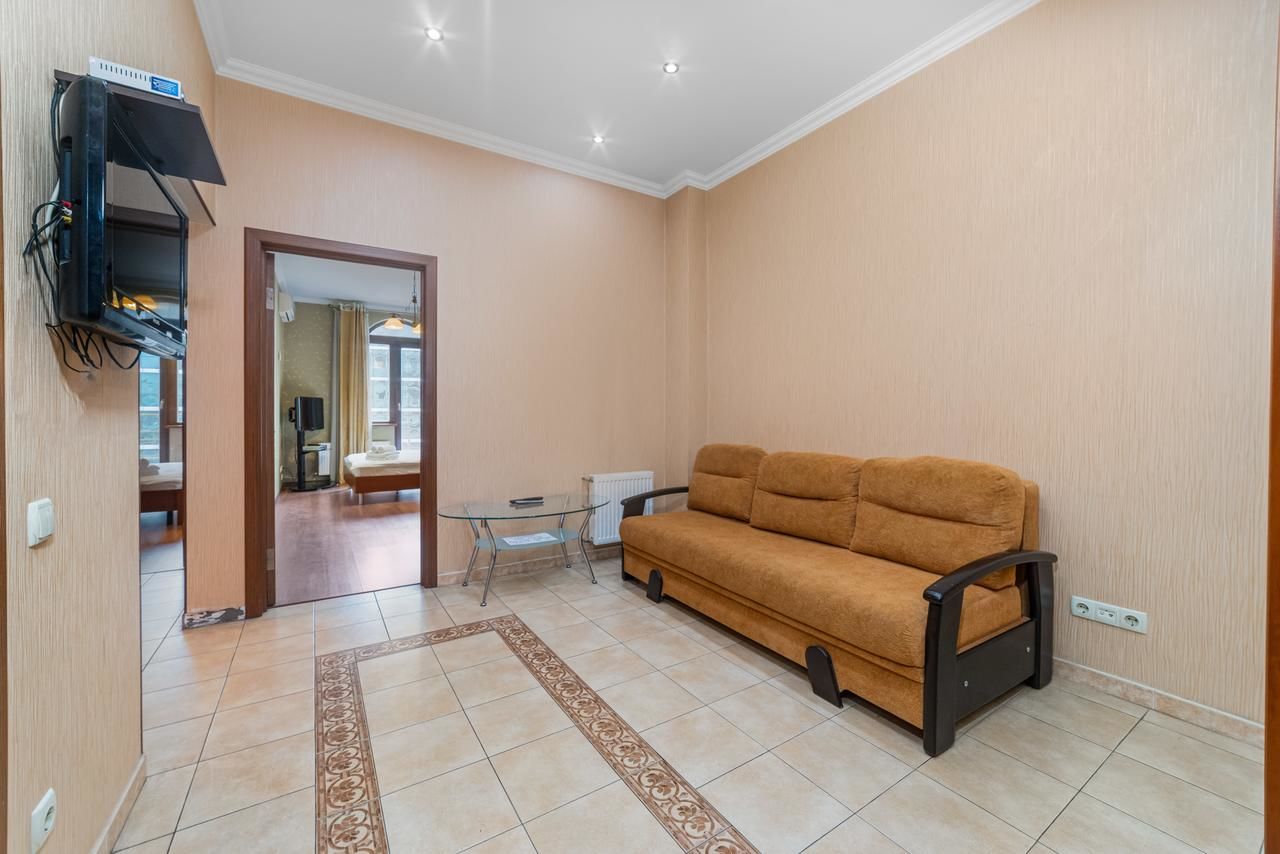 Апартаменты Two-bedroom apartment with balcony and kitchen Одесса